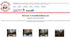 Desktop Screenshot of greatmodelboat.com