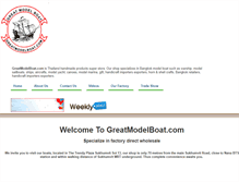 Tablet Screenshot of greatmodelboat.com